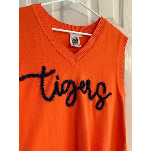 Queen of Sparkles Clemson Tigers Feather Tank Top - Picture 4 of 5